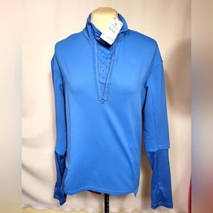 NWT Adidas Cold RDY blue jacket women's S  #873
